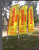 Wind Banner | Tecido + Hastes Grátis Suporte para Chão ou Grama (Tecido 180x70) Não Acompanha Base