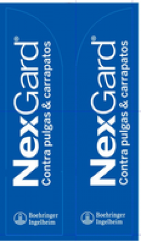 Wind Flags para Pet Shop Nexgard