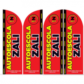 Wind Banners Para Autos Escolas Zali