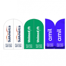 Wind Banners para Corretores Amil -Unimed e Sul América Agile Seguros