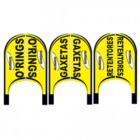Wind Banner Rubber Tech Peças