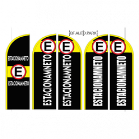 Wind Banner Para Estacionamento OF AUTO PARK
