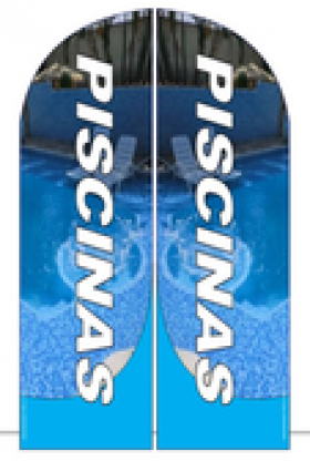 Wind Banner Para Lazer Piscinas Nova Iguaçú
