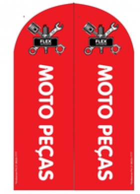 Wind Banner Moto Peças Flex
