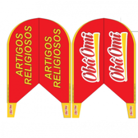 Wind Banner para Artigos Religiosos Obá Omi