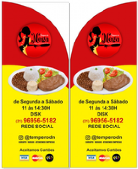 Wind Banner para Restaurante Tempero da Nega