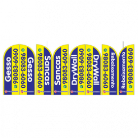 Wind Banner para lojas de drywall  Felms