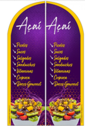 Wind Banner Açaí da Vick