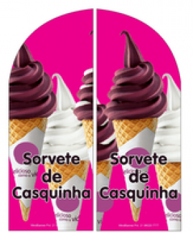 Wind Banner Sorvete Casquinha