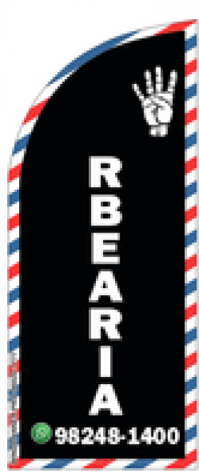 Wind Banner para Barbearia Zero Quatro