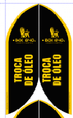 Wind Banner para Lojas de Troca de Òleo Box 840