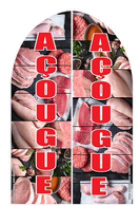 Wind Banner Açougue