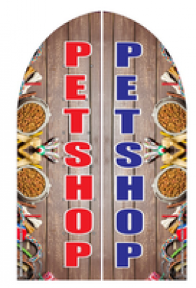 Wind Banner Pet Shop