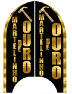 Wind Banner Martelinho de  Ouro