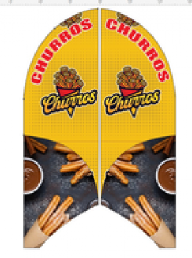 Wind Banner Churros