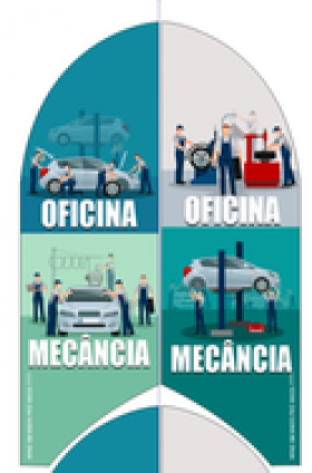 Wind Banner Oficina Mecânica
