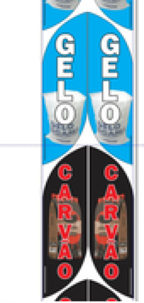 Wind Banner Carvão e Gelo