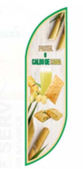 Wind Banner Pronto para Caldo de Cana