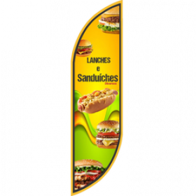 Wind Banner Pronto para Lanches e Sanduíches