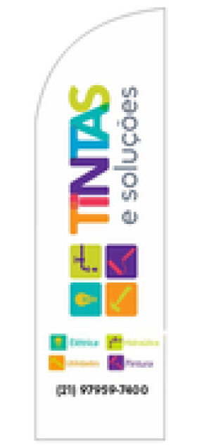 Wind Banner ou Wind Flags Para Reformas e Obras Tintas e Soluções