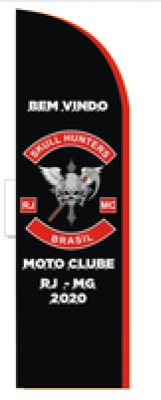 Wind Banner  para  Moto Clube Skull Hunters