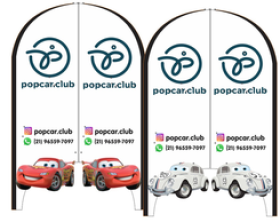 Wind Banner Para Clubes Pop Car Clube