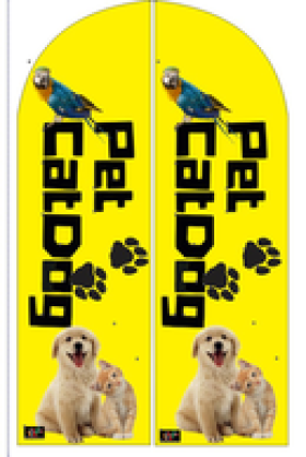 WInd Banner para Pet Shop Pet CatDog