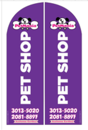 WInd Banner para Pet Shop Petmania