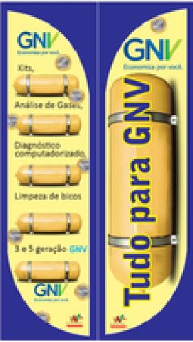Wind Banner Para Lojas de GNV