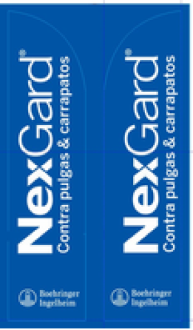 Wind Flags para Pet Shop Nexgard