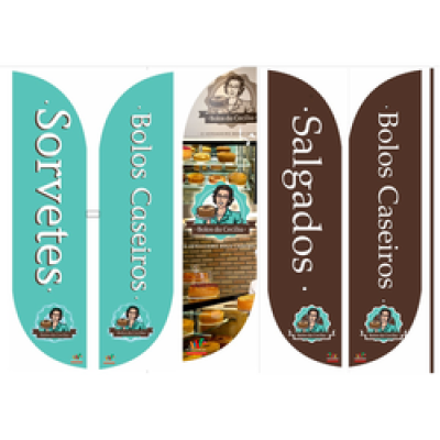 Wind Banners Para Casas de Bolos da Cecília