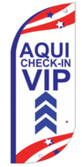 Wind Banner para Check-In Vip