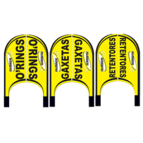 Wind Banner Rubber Tech Peças