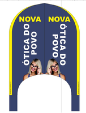 Wind Banner para Óticas Nova Ótica do Povo
