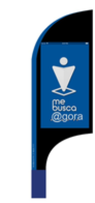 Wind Banner Para Transporte por Aplicatico Me Busca Agora