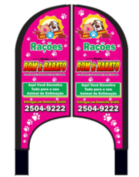 Wind Banner  para Rações Bom e Barato