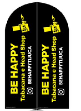Wind Banner para Tabacaria Be Happy