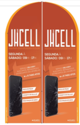 Wind Banner para Lojas de Celulares JH Cell