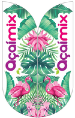 Wind Banner para Lojas de Açaí Mix Açai