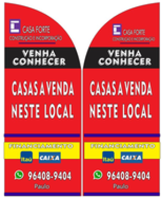 Wind Banner ou Wind Flags Casa Forte Empreendimentos Imobiliários