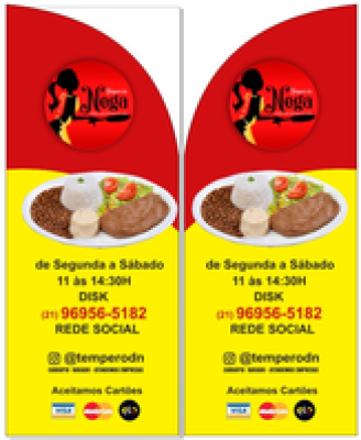 Wind Banner para Restaurante Tempero da Nega