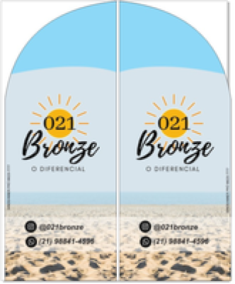 Wind Banner 021 Bronze Bronzeamento Artificial