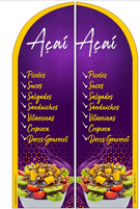 Wind Banner Açaí da Vick