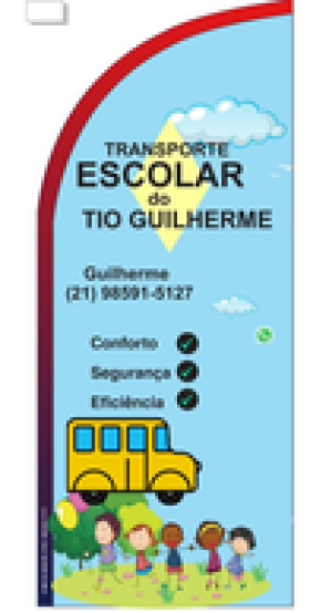 Wind Banner Transporte Escoilar Tio Guilherme