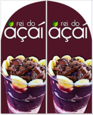 Wind Banner Rei do Açaí