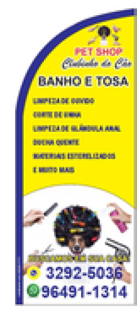 Wind Banner Clubinho do Cão