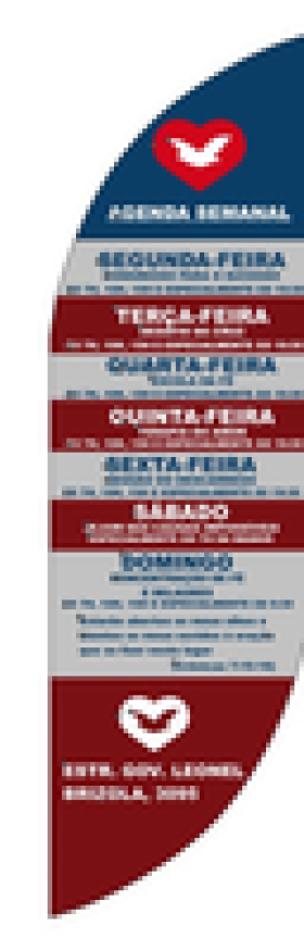 Wind Banner Agenda Semanal Igreja Universal