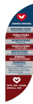 Wind Banner Agenda Semanal Igreja Universal