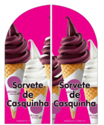 Wind Banner Sorvete Casquinha