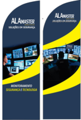 Wind Banner para Segurança Eletrônica Alamaster